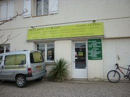 Façade de l'atelier de jour