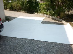 20121007 Bâche de protection - Confection d'un brise-vue en grille 332 pour camping car (2)