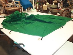 20121207 Bâche de protection - Réfection d'une toile de tente associative