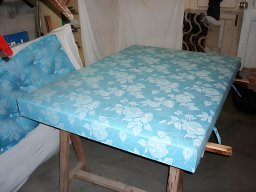 20100609 Literie - Réfection d'un sommier de matelas (P1010514)