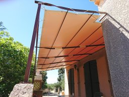 20180619 Pergola en toile Serge Ferrari Soltis Proof 502 coloris vanille (1)