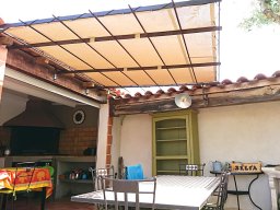 20180813 Pergola en toile Serge Ferrari Soltis Perfom 92 coloris poivre