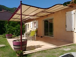 20200519 Pergola en toile Serge Ferrari Soltis Proof 502 coloris champagne