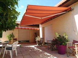 20180000 Store à banne - Réfection d'une toile de store à banne en acrylique Dickson Orchestra (DSC_0518)