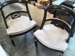 20120307-Tapisserie d'ameublement - Rembourrage d'une paire de fauteuils style Empire (122)