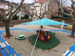 20210109 Voile d'ombrage - Toile quadrangulaire papillon asymétrique LOV Protect Précontraint Serge Ferrari 1